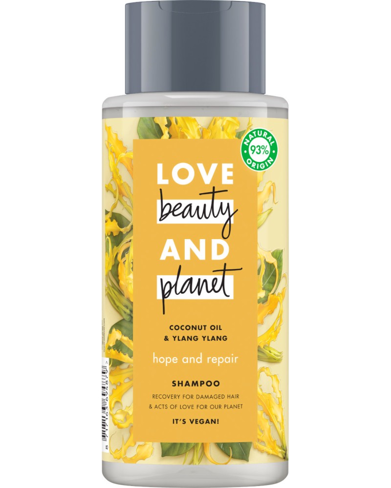Love Beauty and Planet Hope and Repair Shampoo -        "Coconut Oil & Ylang Ylang" - 