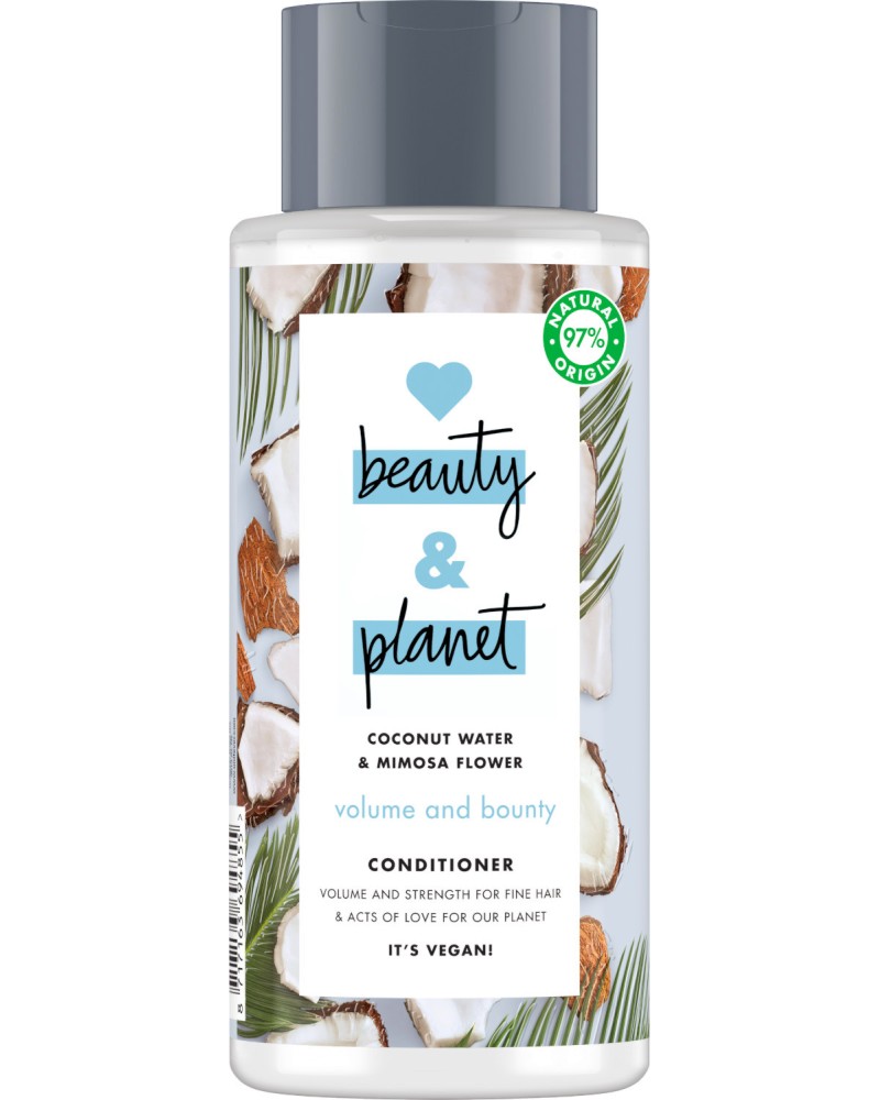 Love Beauty and Planet Volume and Bounty Conditioner -         "Coconut Water & Mimosa Flower" - 