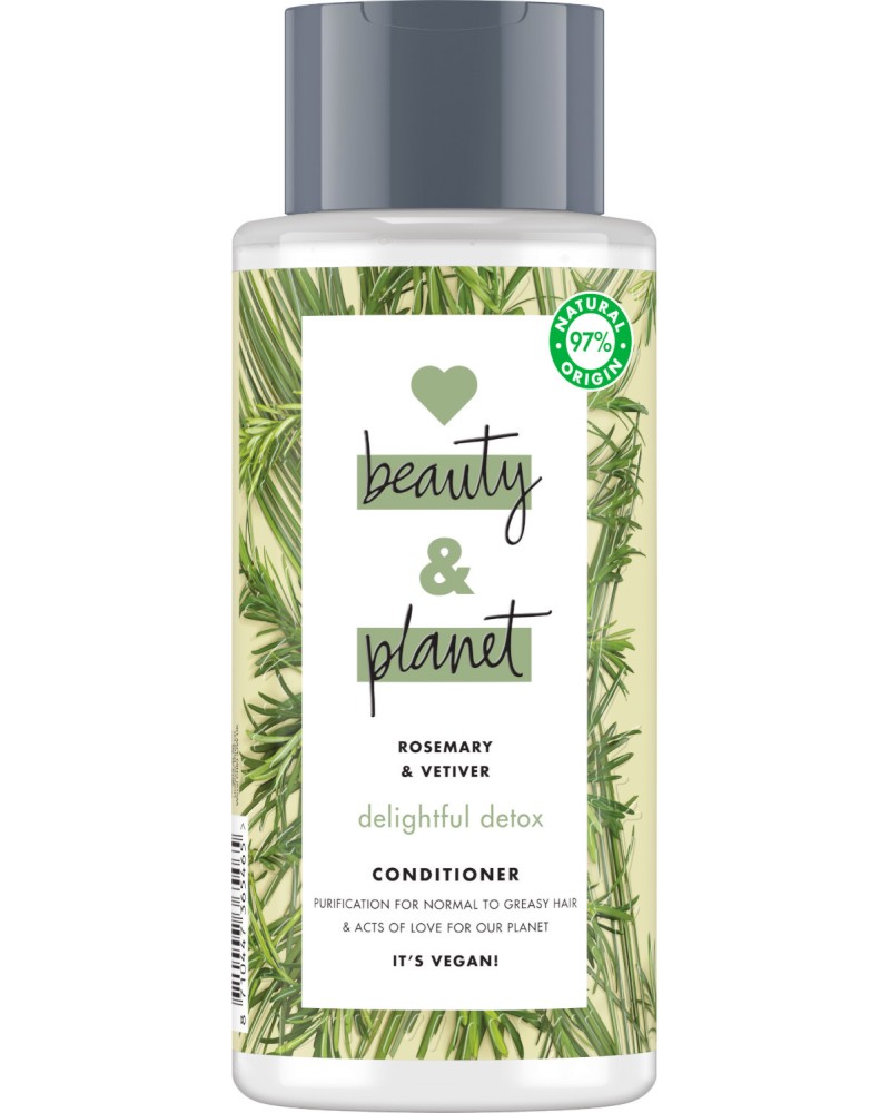 Love Beauty and Planet Delightful Detox Conditioner -          "Rosemary & Vetiver" - 
