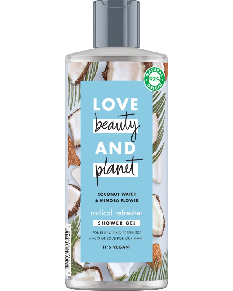 Love Beauty and Planet Radical Refresher Shower Gel -          "Coconut Water & Mimosa Flower" -  