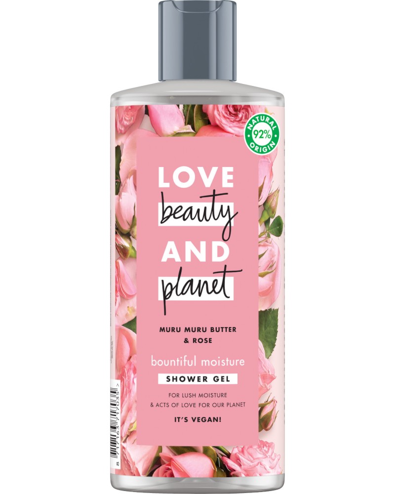 Love Beauty and Planet Bountiful Moisture Shower Gel -             "Murumuru Butter & Rose" -  