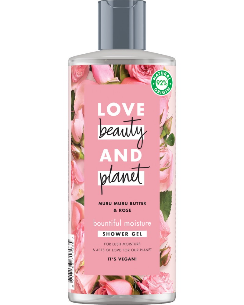 Love Beauty and Planet Bountiful Moisture Shower Gel -             "Murumuru Butter & Rose" -  