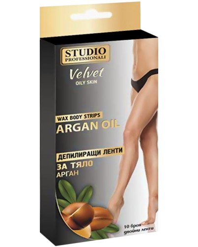 Studio Professionali Wax Body Strips Argan Oil - 10         - 