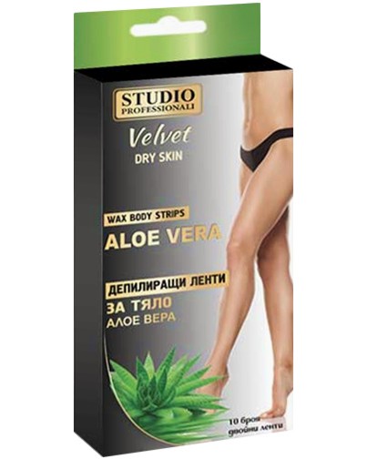Studio Professionali Wax Body Strips Aloe Vera - 10         - 