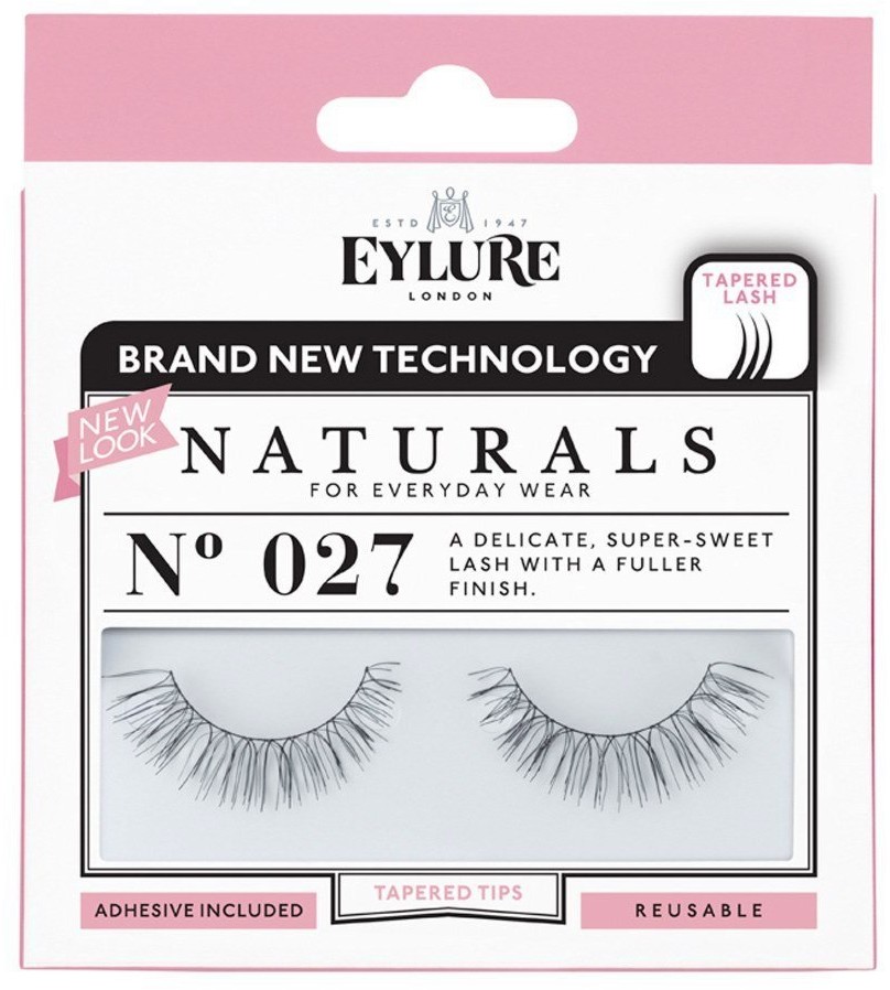 Eylure Naturals 027 Eylure Naturals 027 - Мигли от естествен косъм в комплект с лепило - продукт