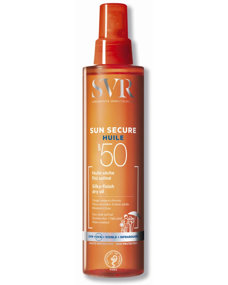 SVR Sun Secure Oil SPF 50 - ������������� ���� ���� �� ������������ ���� �� ������� "Sun Secure" - ����