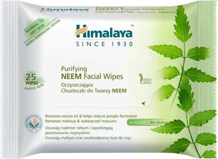 Himalaya Purifying Neem Facial Wipes -        , 25  -  