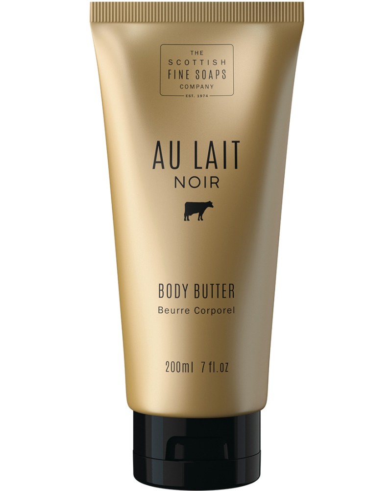 Scottish Fine Soaps Au Lait Noir Body Butter -      "Au Lait Noir" - 