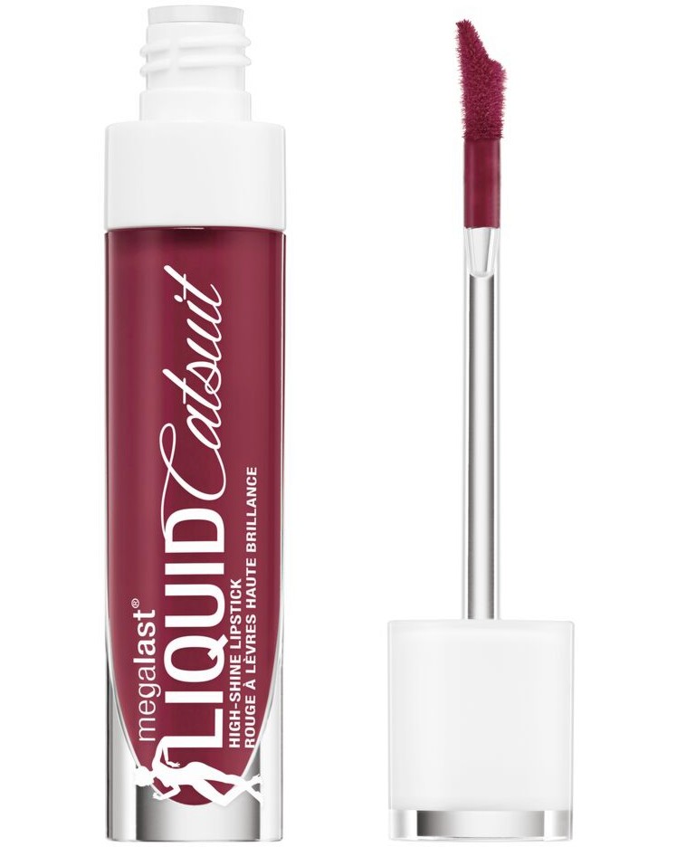 Wet'n'Wild MegaLast Liquid Catsuit High-Shine Lipstick Wet'n'Wild MegaLast Liquid Catsuit High-Shine Lipstick - Течно червило с блестящ ефект от серията MegaLast - червило