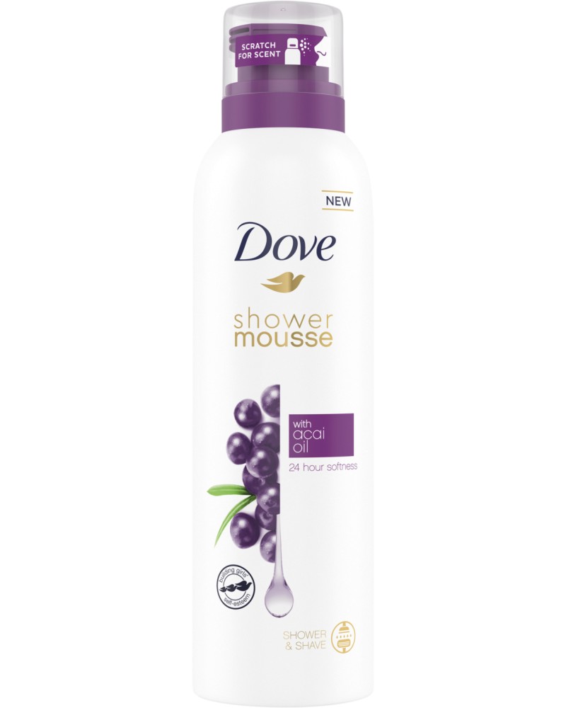 Dove Shower Mousse with Acai Oil -           - 