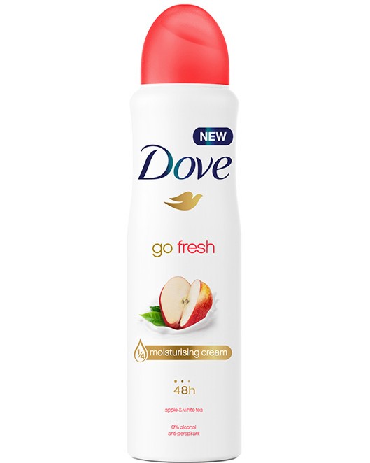 Dove Go Fresh Apple and White Tea Anti-Perspirant - Дамски дезодорант от серията Go Fresh - дезодорант