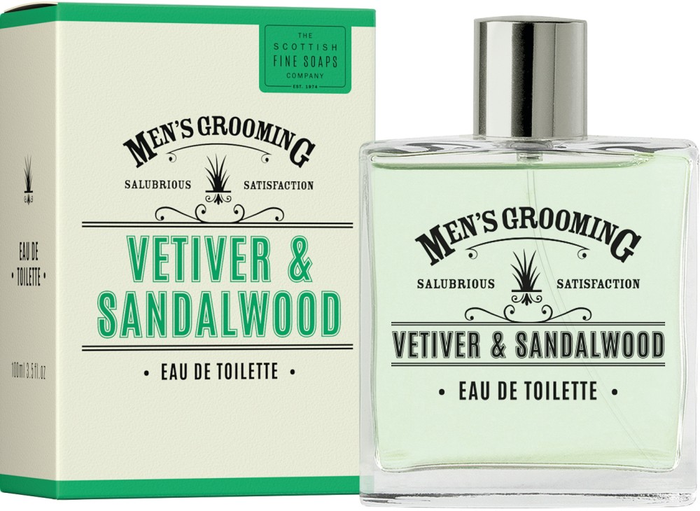 Scottish Fine Soaps Men's Grooming Vetiver & Sandalwood EDT -   - 