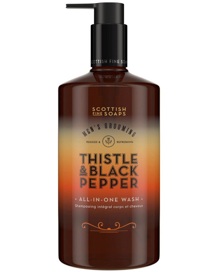 Scottish Fine Soaps Men's Grooming Thistle & Black Pepper Wash -       Men's Grooming - 