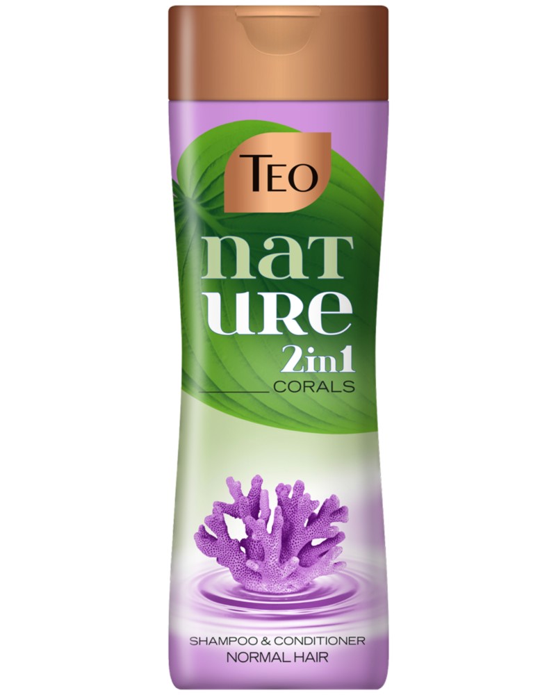 Teo Nature Corals 2 in 1 Shampoo & Conditioner -    2  1      Nature - 