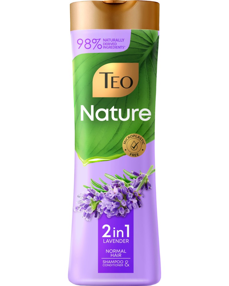 Teo Nature Lavender 2 in 1 Shampoo & Conditioner -    2  1      Nature - 