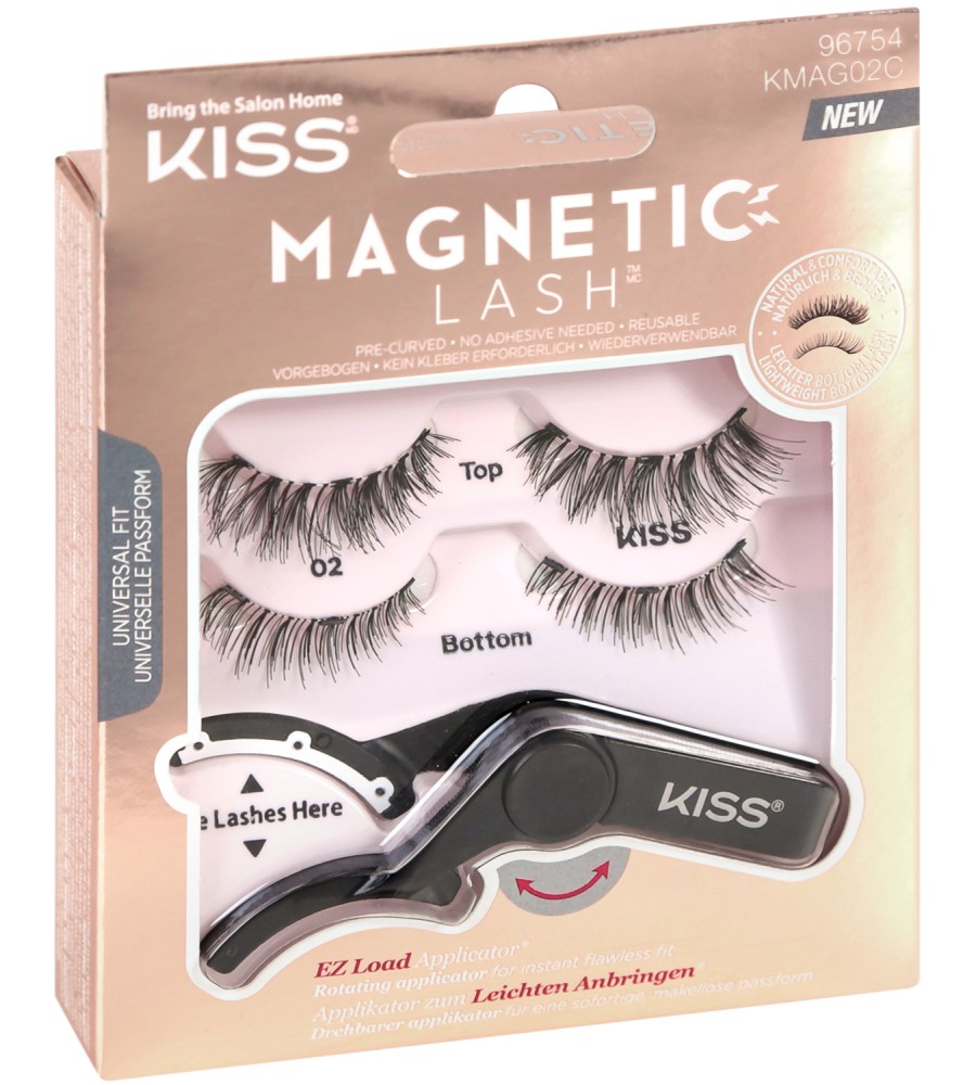   Kiss Magnetic Strip Lash 02 -   Magnetic Lash - 