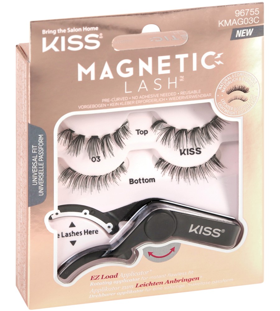   Kiss Magnetic Strip Lash 03 -   Magnetic Lash - 