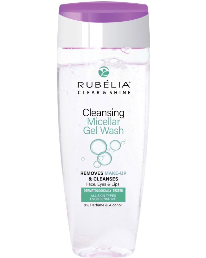 Rubelia Clear & Shine Micellar Gel Wash -      "Clear & Shine" - 