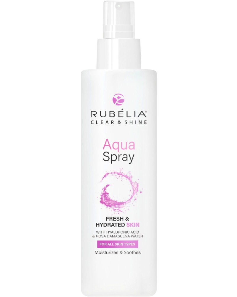 Rubelia Clear & Shine Aqua Spray - ���������� ����� �� ���� � ����������� �������� �� ������� Clear & Shine - �������