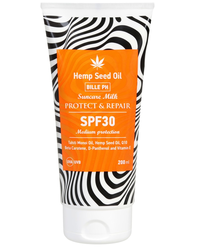 Bodi Beauty Bille-PH Hemp Seed Oil Suncare Milk -         Bille-PH -   