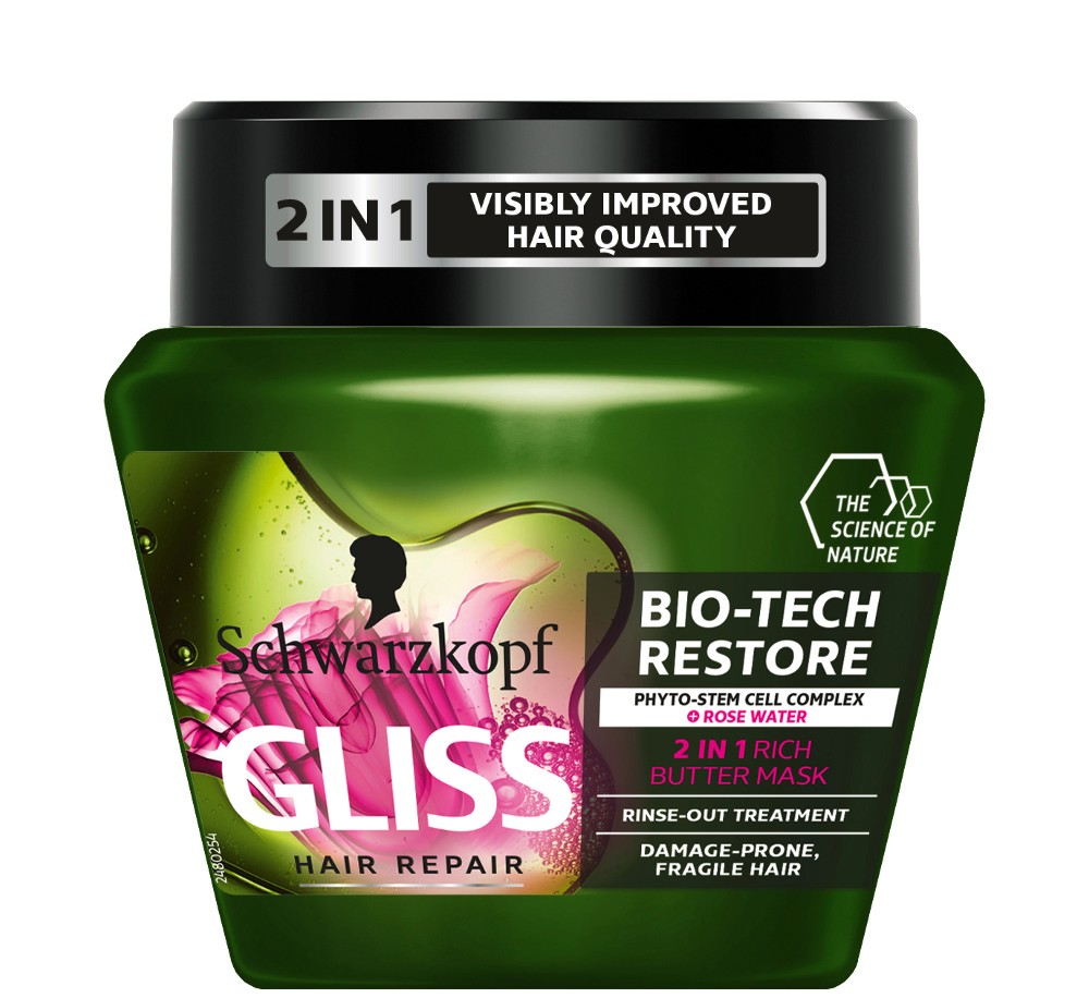 Gliss Bio-Tech Restore 2 in 1 Rich Butter Mask -          - 