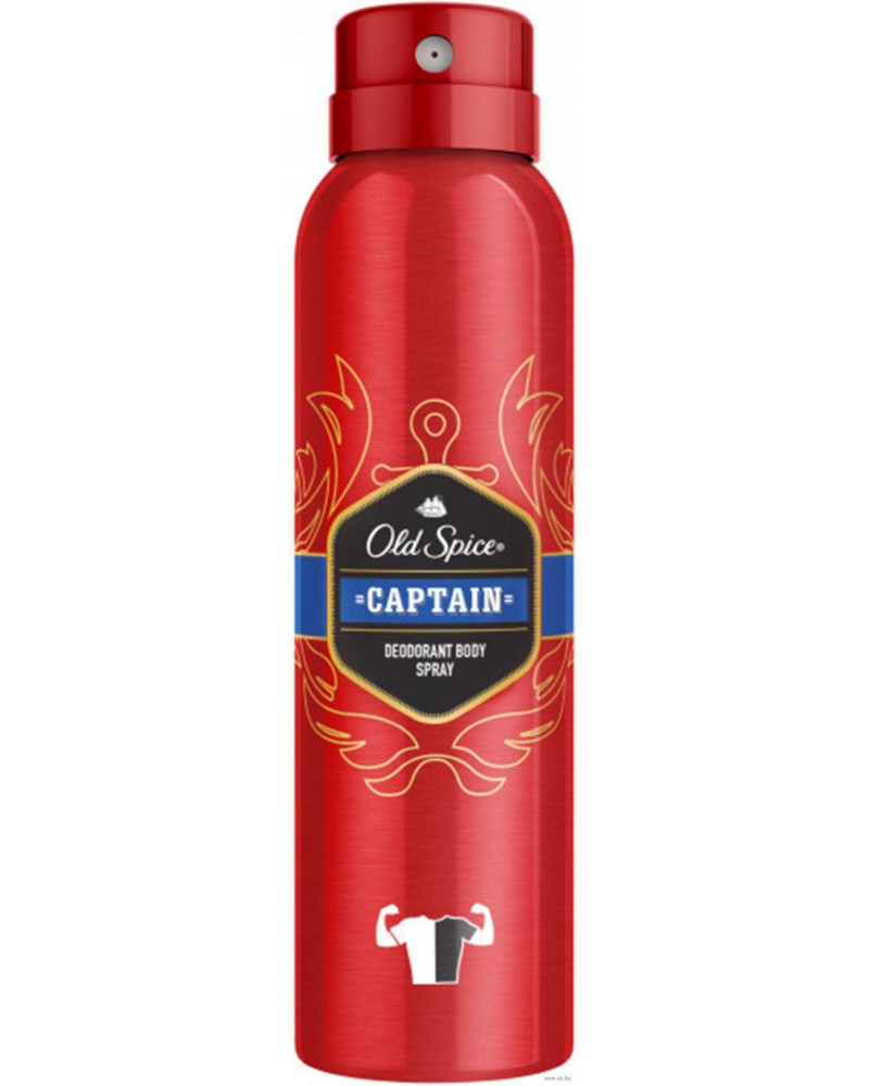 Old Spice Captain Deodorant Body Spray -         Captain - 