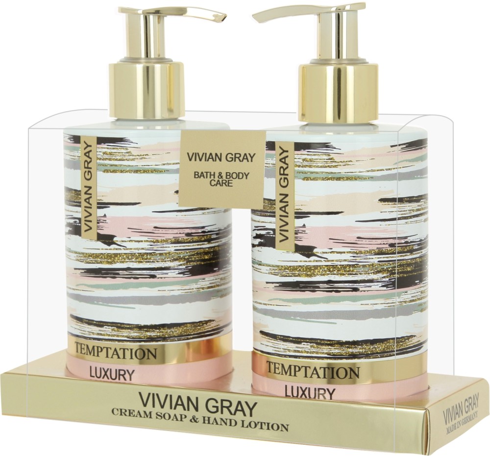 Vivian Gray Temptation Cream Soap & Hand Lotion Set -       - 
