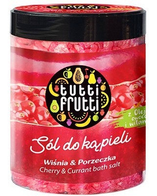 Farmona Tutti Frutti Bath Salt - Соли за вана с череша и френско грозде от серията Tutti Frutti - продукт