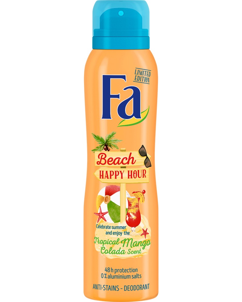 Fa Beach Happy Hour Tropical Mango Colada Deodorant -        - 