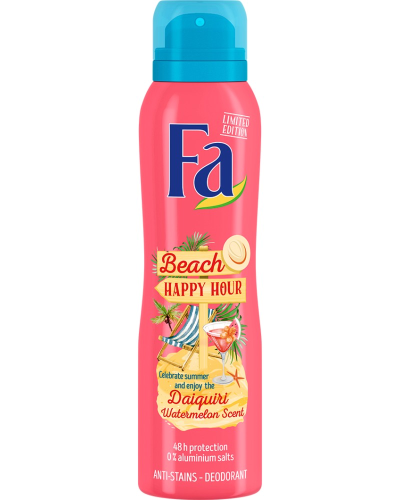 Fa Beach Happy Hour Daiquiri Watermelon Deodorant -       - 