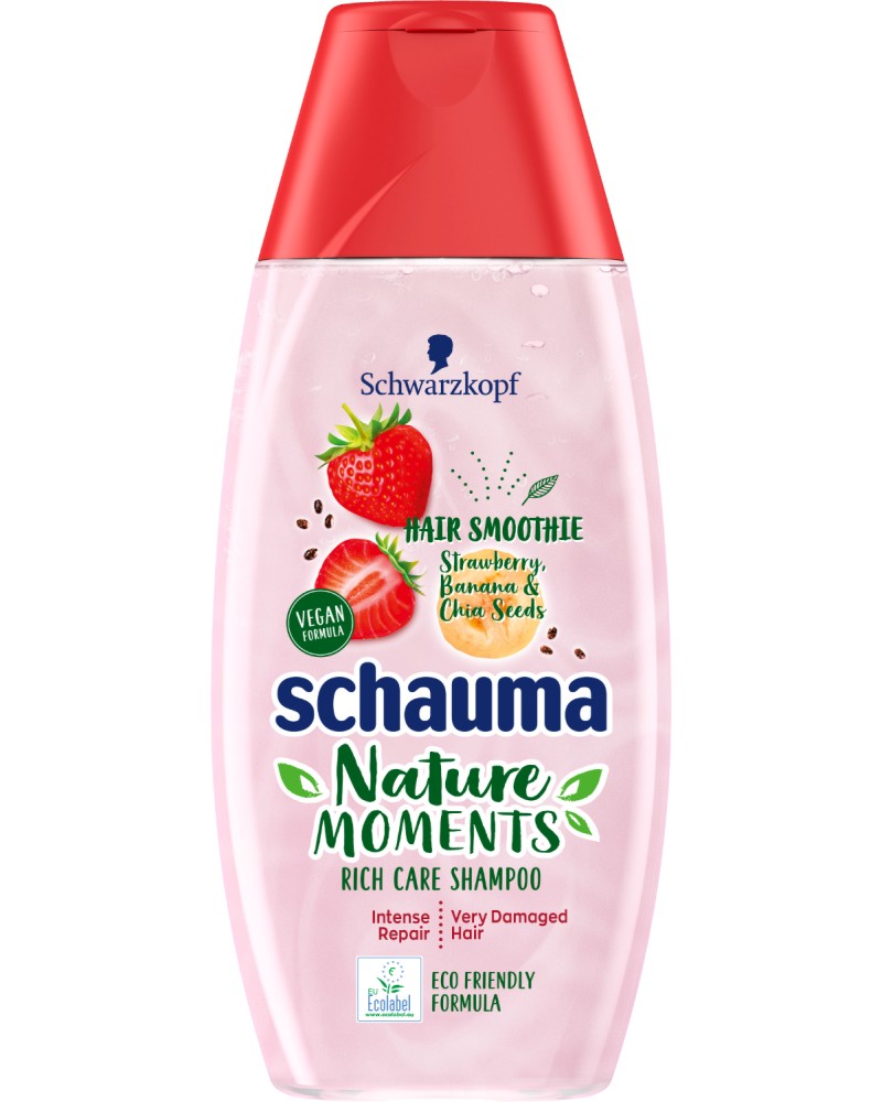 Schauma Nature Moments Hair Smoothie Intense Repair Shampoo -       - 
