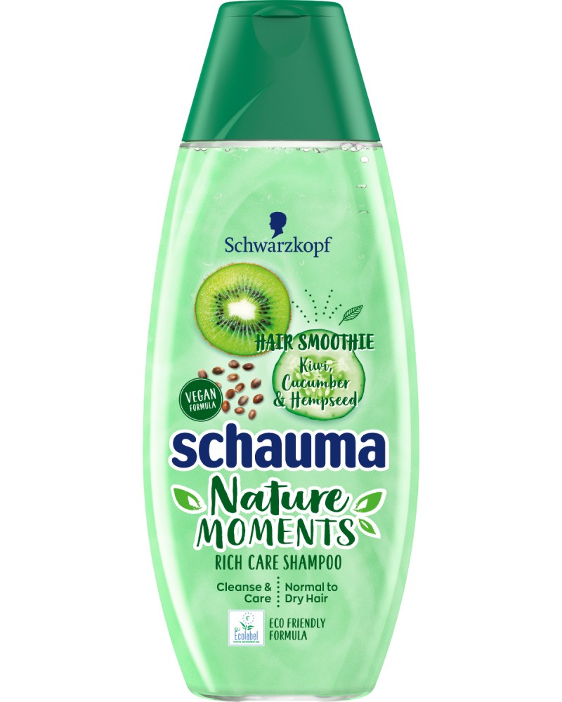 Schauma Nature Moments Hair Smoothie Cleanse & Care Shampoo -       - 