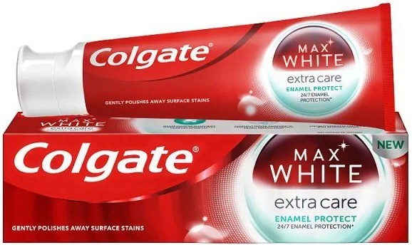 Colgate Max White Extra Care Enamel Protect Toothpaste -         -   