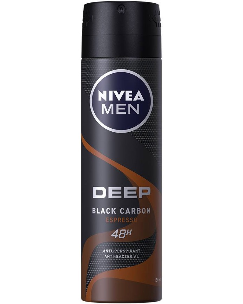 Nivea Men Deep Espresso Anti-Perspirant Spray -        Deep - 