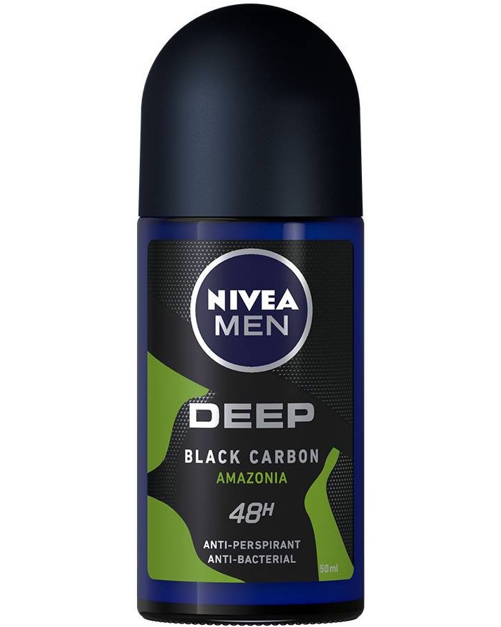 Nivea Men Deep Amazonia Anti-Perspirant Roll-On -        Deep - 