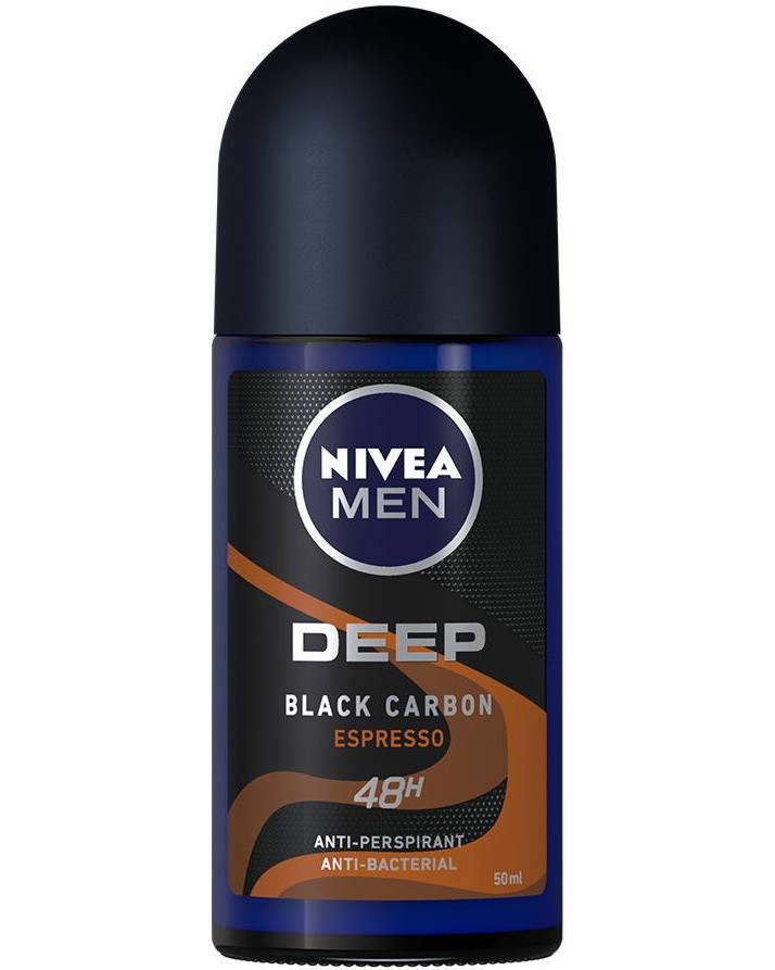 Nivea Men Deep Espresso Anti-Perspirant Roll-On -         "Deep" - 