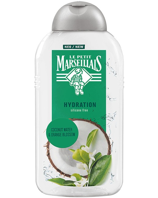 Le Petit Marseillais Hydration Coconut Water & Orange Blossom Shampoo - ���������� ������� � �������� ���� � ���������� ���� - �������
