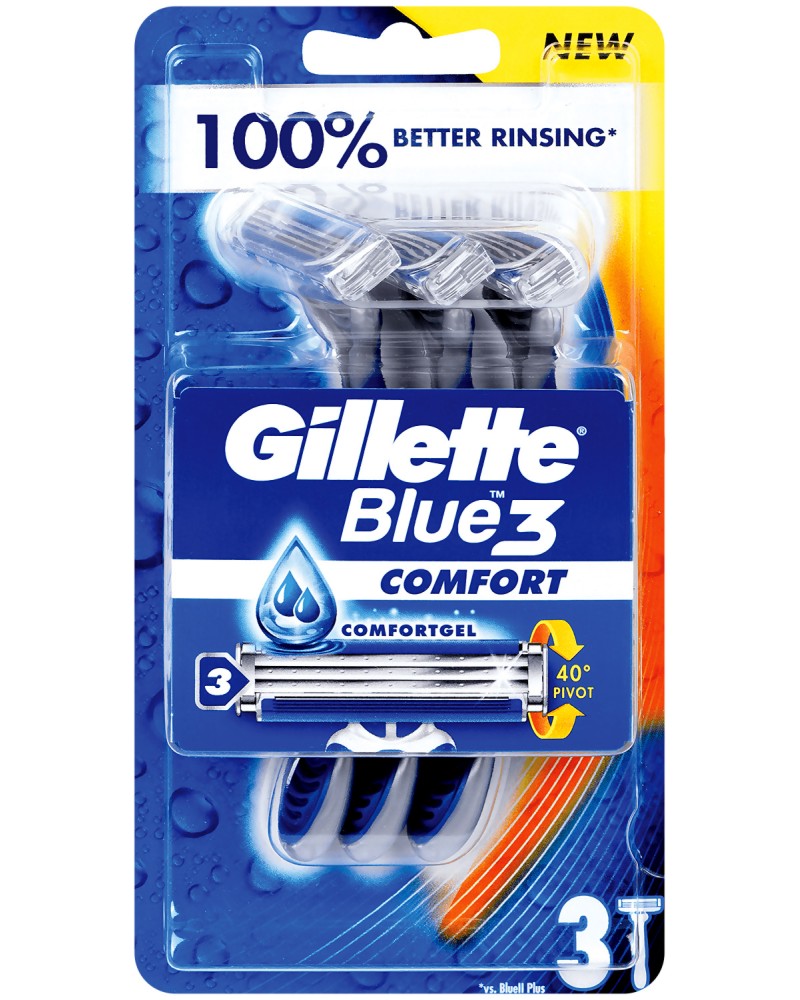 Gillette Blue 3 Comfort - ������������� �� ������� Blue 3, 3 � 6 ���� - �������������