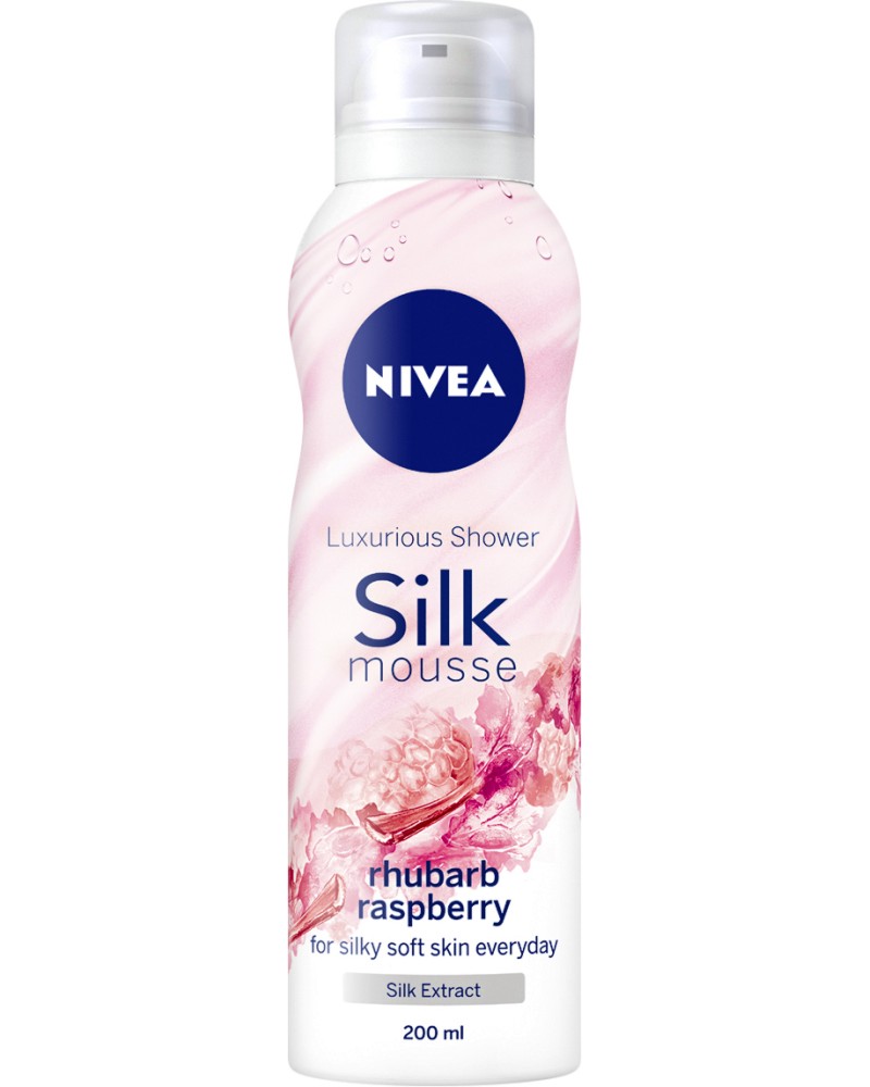 Nivea Rhubarb & Raspberry Silk Mousse -             - 