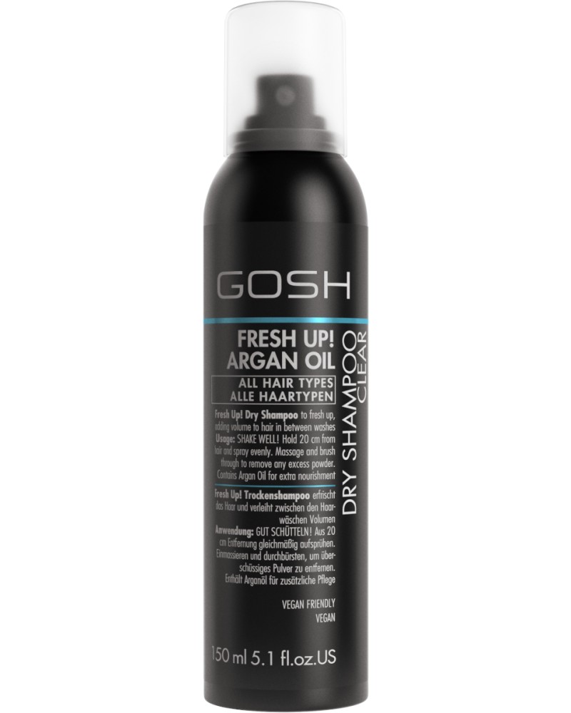 Gosh Fresh Up! Dry Shampoo Argan Oil All Hair Types -          - 
