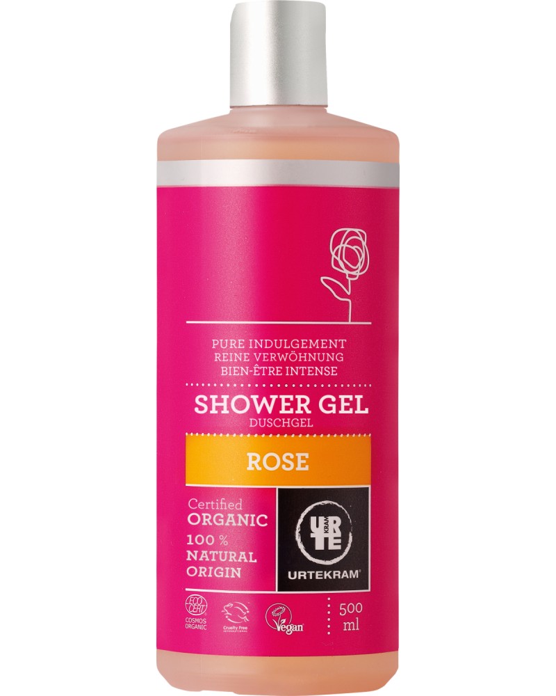 Urtekram Rose Pure Indulgement Shower Gel -        Rose -  