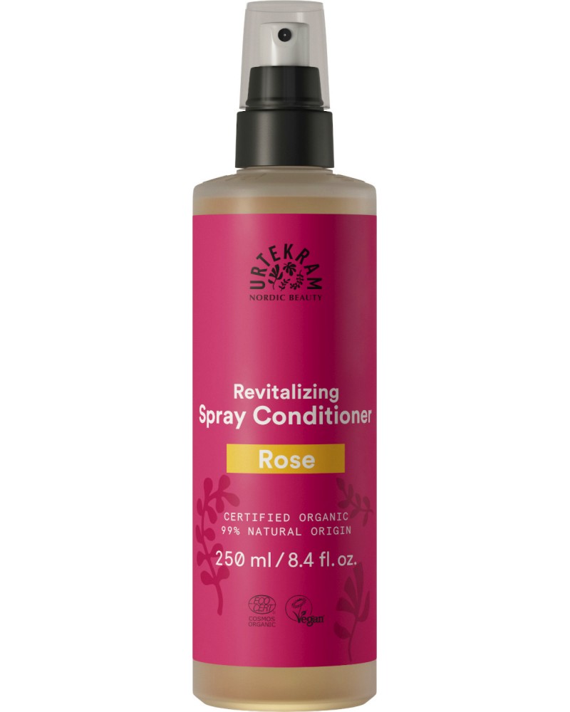 Urtekram Rose Revitalizing Spray Conditioner -            "Rose" - 