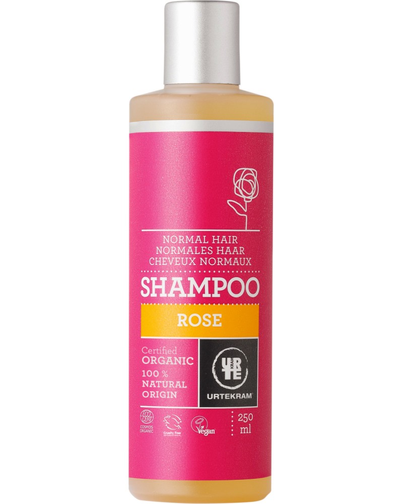 Urtekram Rose Normal Hair Shampoo -            "Rose" - 