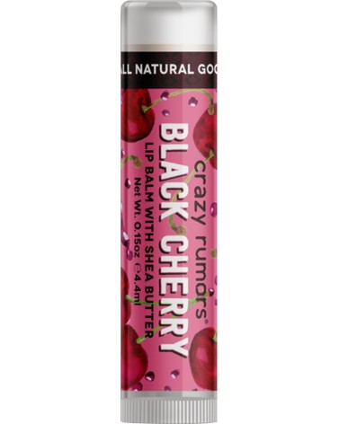 Crazy Rumors Black Cherry Lip Balm Crazy Rumors Black Cherry Lip Balm - Балсам за устни с ший и аромат на череша - балсам