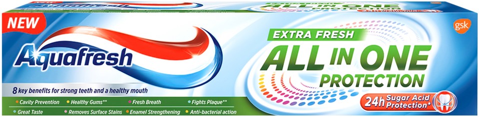 Aquafresh All in One Protection Extra Fresh -       -   