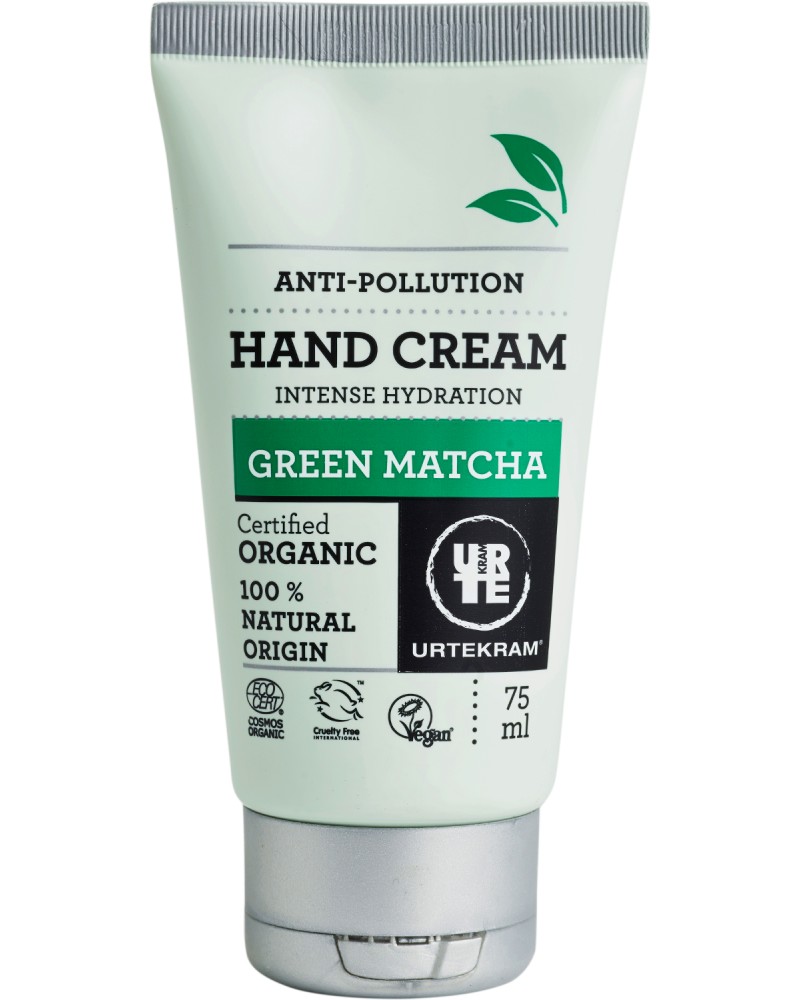 Urtekram Green Matcha Anti-Pollution Hand Cream - ���� �� ���� ��� ����� ��� �� ������� "Green Matcha" - ����