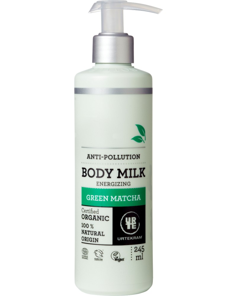 Urtekram Green Matcha Anti-Pollution Body Milk -          Green Matcha -   
