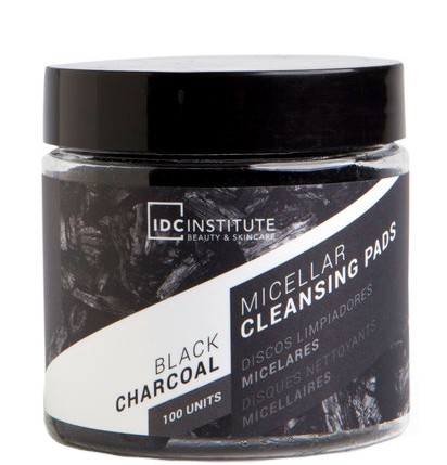 IDC Institute Black Charcoal Micellar Cleansing Pads -          - 100  - 