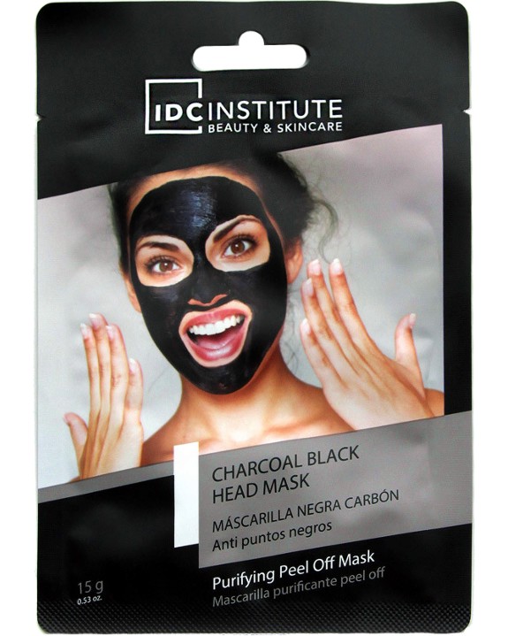 IDC Institute Charcoal Purifying Peel Off Mask - Отлепяща се маска за лице с активен въглен - маска