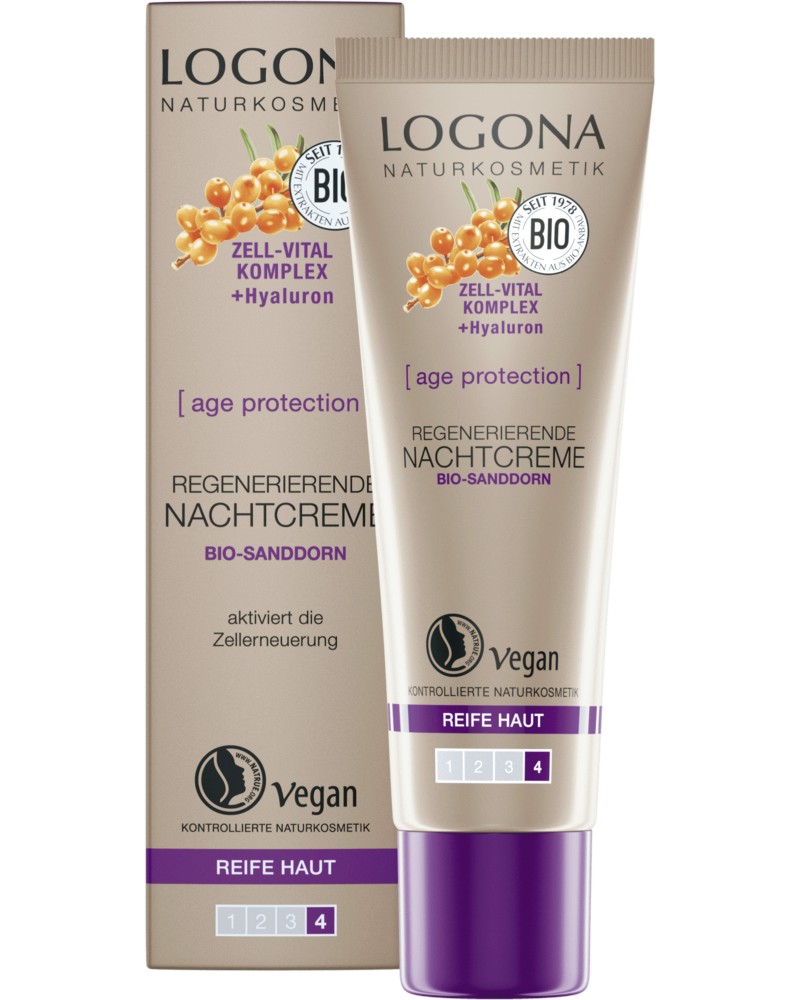 Logona Regenerating Night Cream -       Age Protection - 